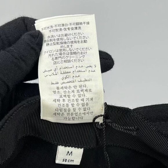 NWT Gucci interlocking G stripe hat in black size M - Picture 10 of 12